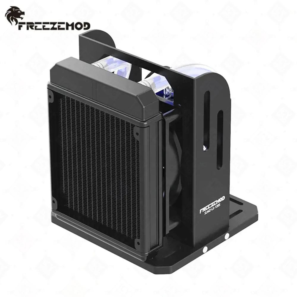 Imagem -05 - Zemod Aio Água de Refrigeração Módulo 400l h Bomba de Água e Tanque de Água Integrado 12v 24v Alumínio Radiador Slmz-ls120s