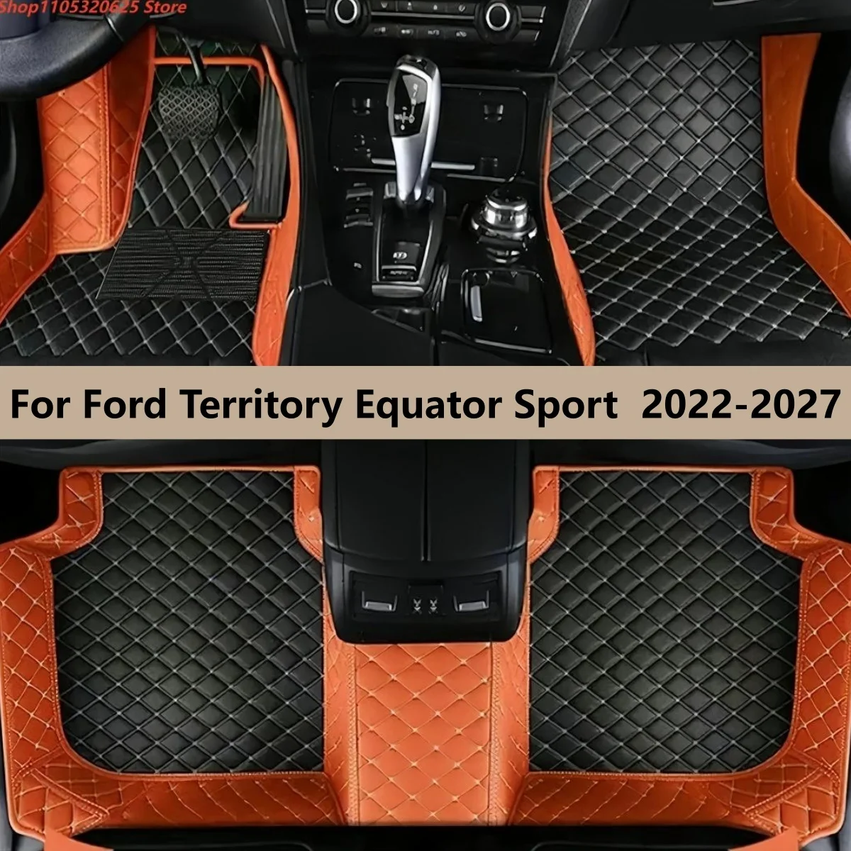 Custom Car Floor Mats For Ford Territory Equator Sport 2022 2023 2024 2025 2026 2027 All Weather Waterproof Car Floor Mats