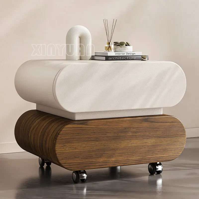 

Premium Aesthetic Luxury Nightstand Modern Drawer Aesthetic Bedside Table Storage Glamour Mesitas De Noche Bedroom Furniture