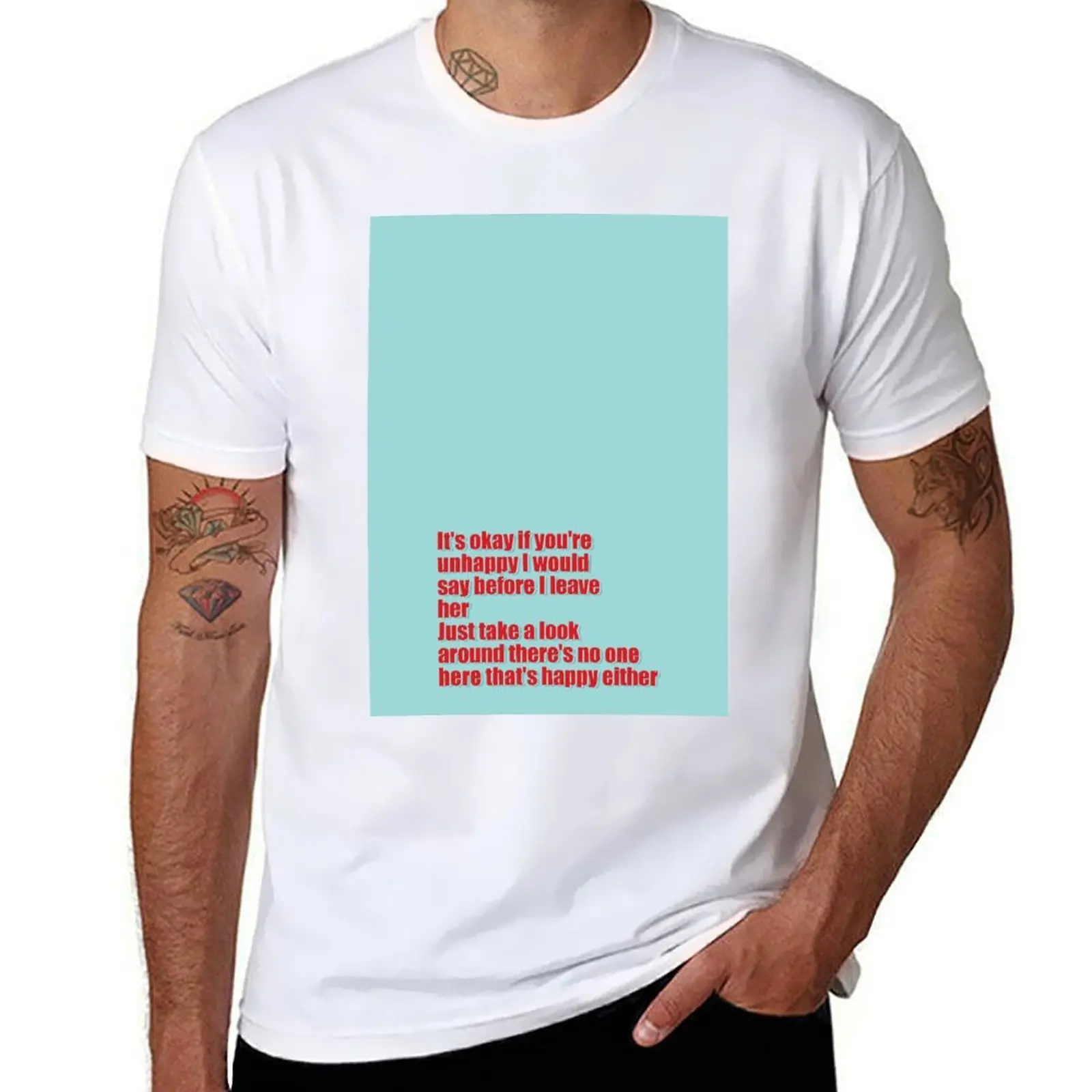 

TFB Quote T-Shirt t shirts for man cotton soft man tshirt T-Shirt