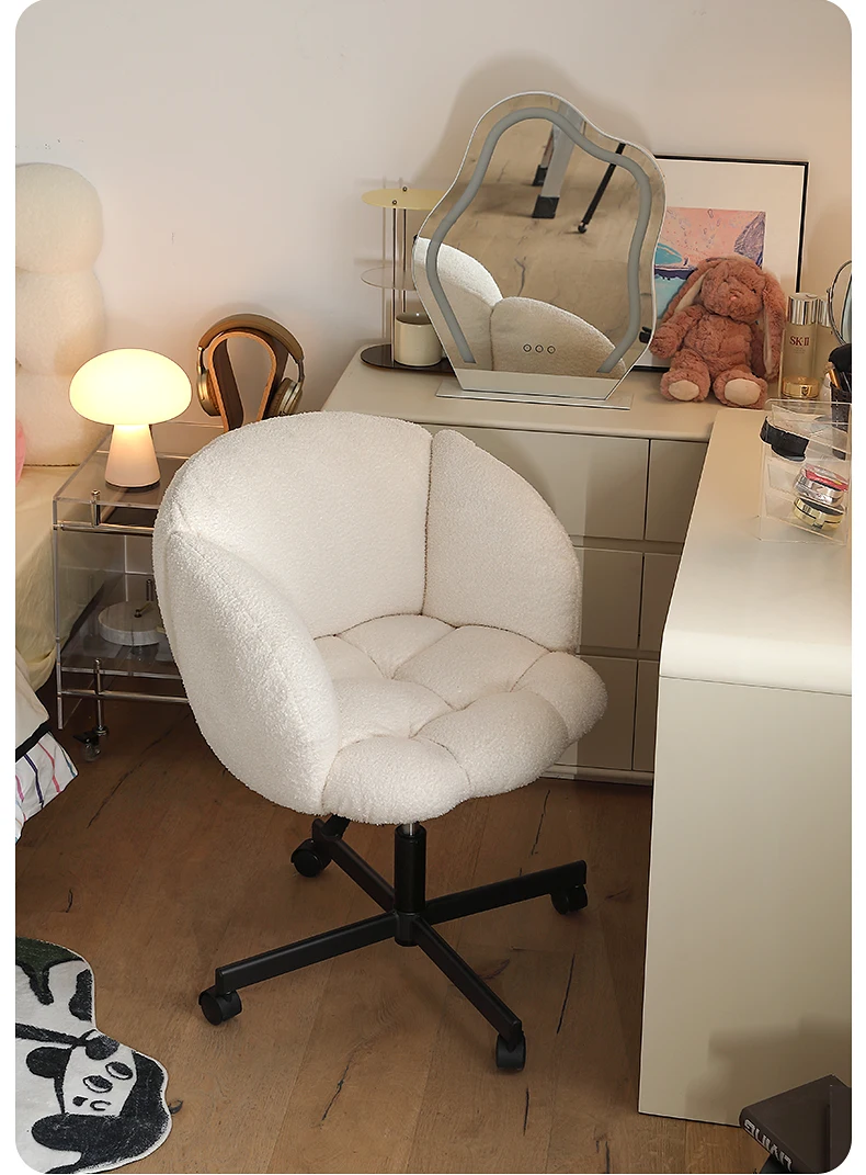 Office Backrest Office Chair Study Desk Chair Bedroom Dressing Table Makeup Chair Bedroom Backrest Rotating Lift Chairs