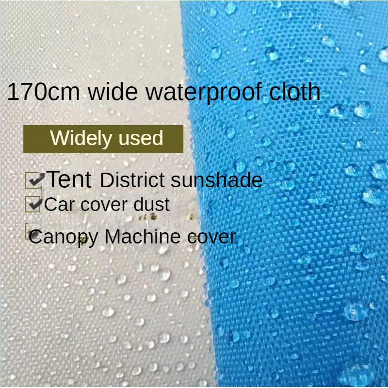 210D Waterproof Fabric Oxford By The Meter for Tents Diy Sewing Plain Red Silver Coated Cloth Thin Soft smooth Unshade Dustproof