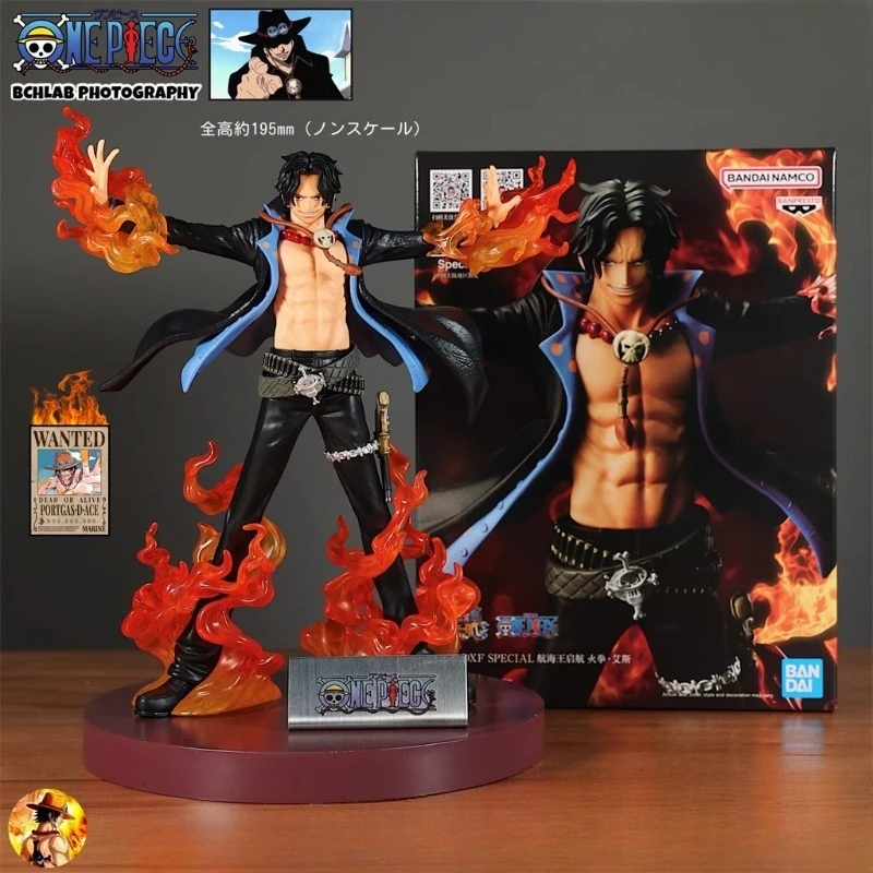 

20 см Portgas ACE One Piece DXF SPECIAL DepartureLuffy Ace фигурка модель орнамент подарок для мужчин настольный орнамент украшения игрушка