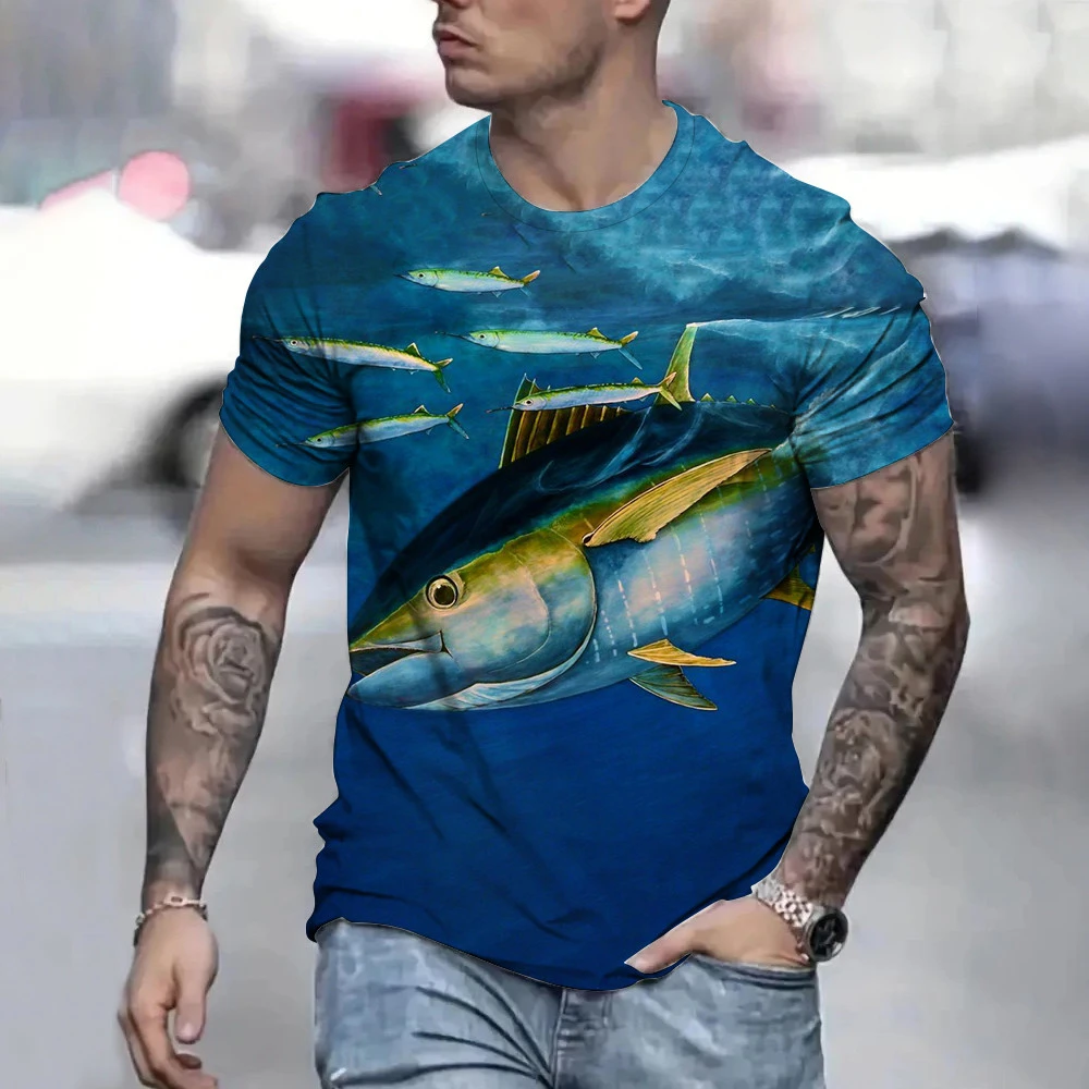 2024 Fishing Shirt Casual Loose Men Short Sleeve T Shirts UV Protection Tops Wear Summer Fishing Apparel Camiseta De Pesca Tops