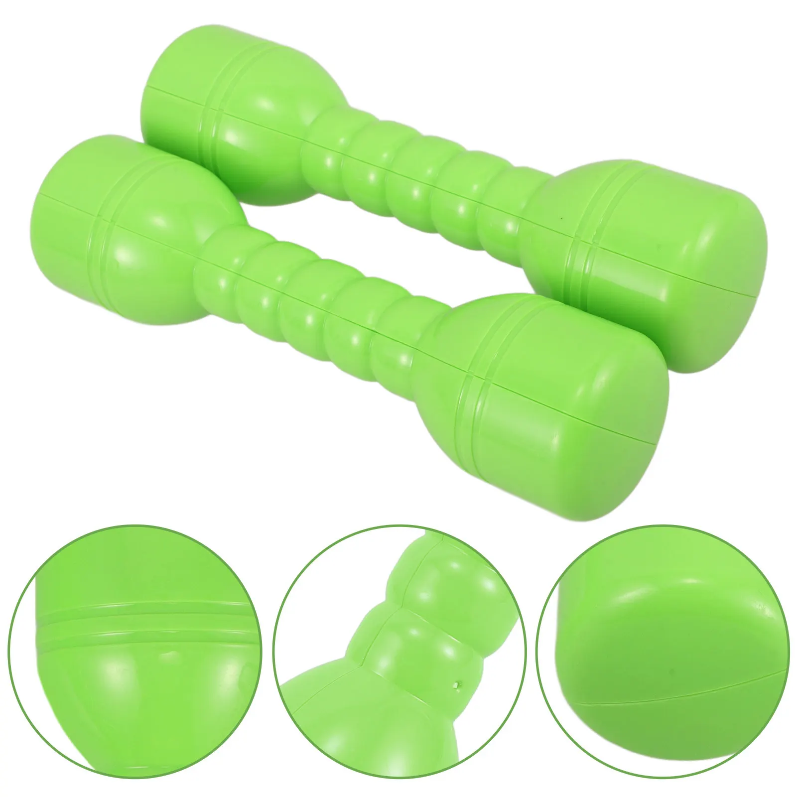 2Pcs Barbell Dumbbells Set Strength Training Equipment Kindergarten Approved Motor Skill Enhancement Home