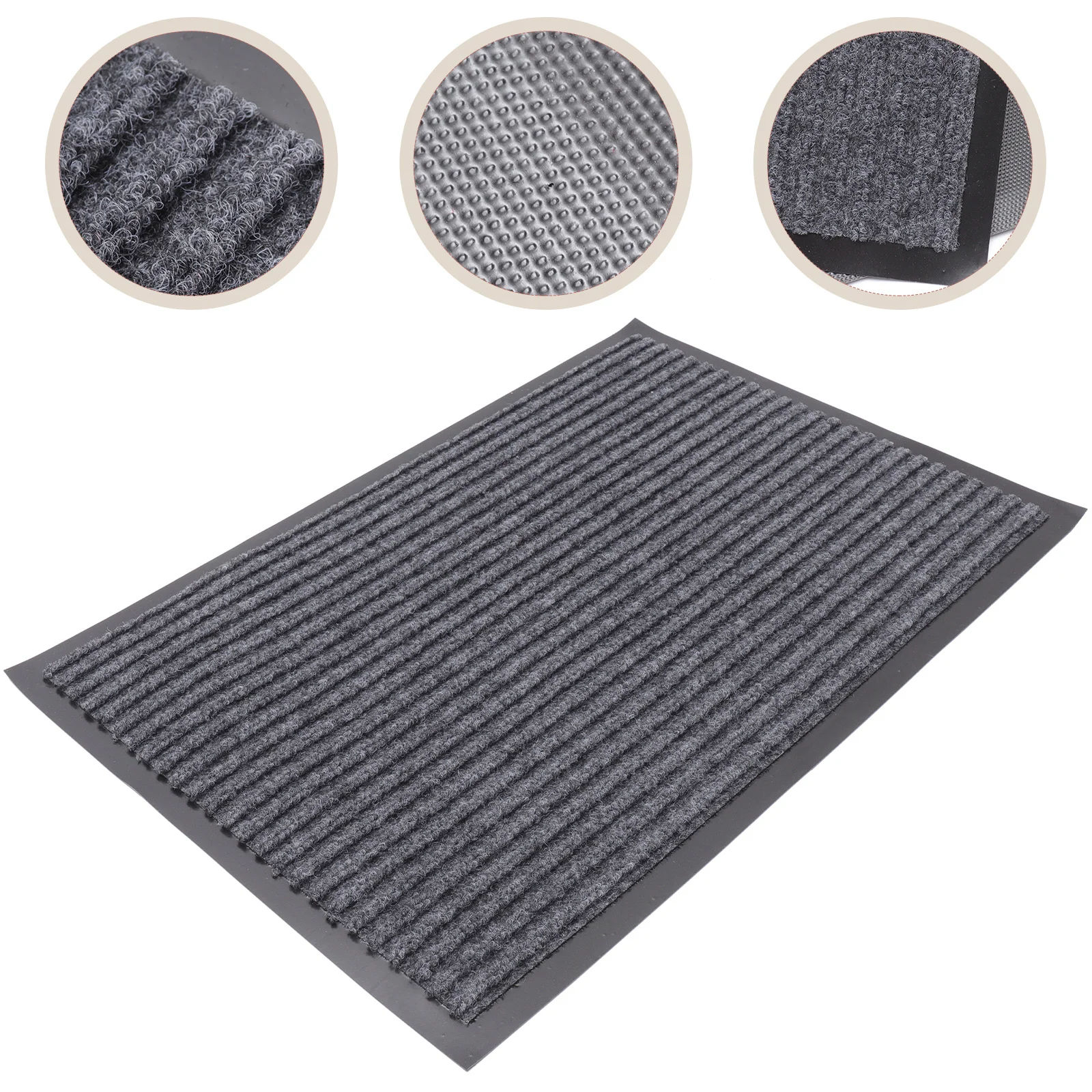 

Absorbent Entryway Mat Thick Non-Slip Indoor Outdoor Floor Mat for Bathroom Doorway Home Use Decorative Wear-Resistant Ground