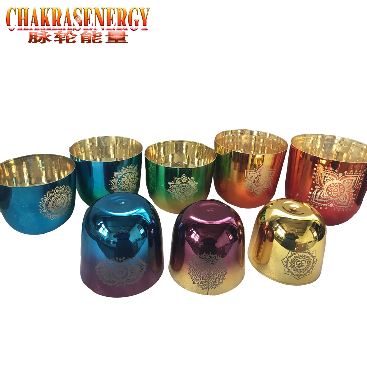 3th octave Crystal singing bowls 8pcs perfect CDEFGABC4 musical note,standard 440hz or 432HZ,chakras design, body balancing.