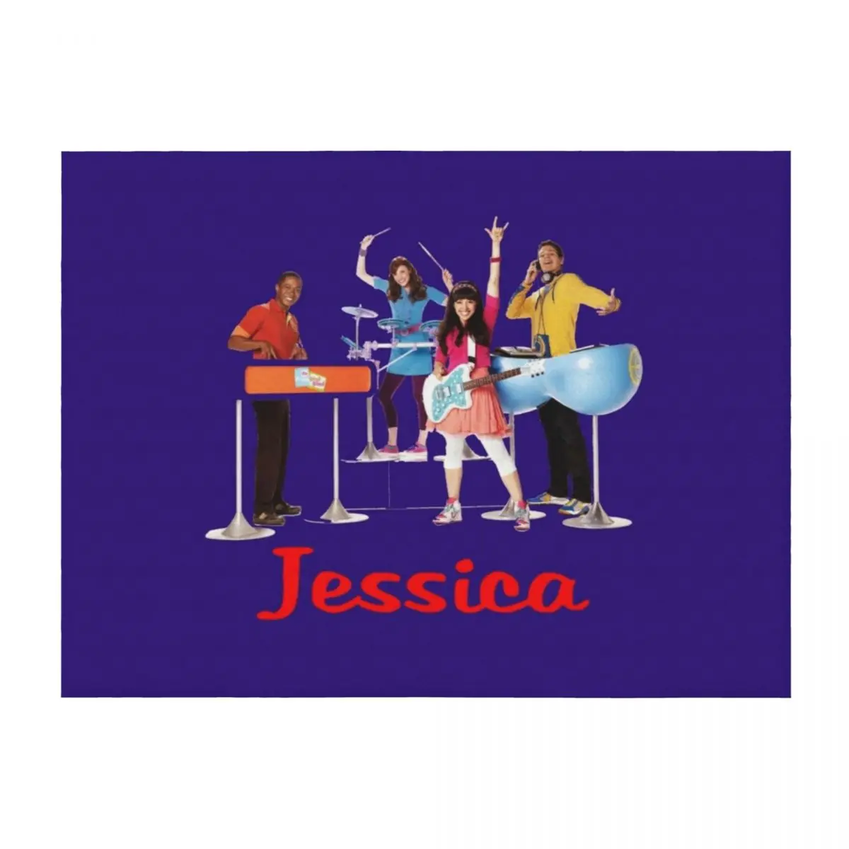 

Fresh Beat Band Throw Blanket Comforter Furry Heavy Loose Blankets