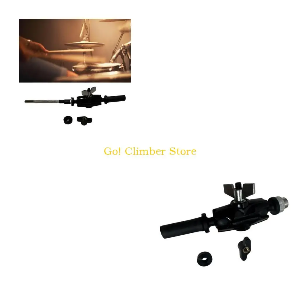 Q84C Percussion Phone Tablet Extension Mount Metal Clamp Lock Holder Drum Practice Phone Tablet Mount with Metal Clamp Lock
