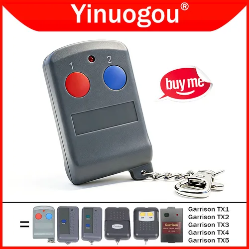 Imagen 1 del producto Garrison TX1 TX2 TX3 TX4 TX5 Control remoto para puerta de garaje 300-400MHz interruptor Dip para LK-102R2 LK-102RC LK-102RM abridor receptor