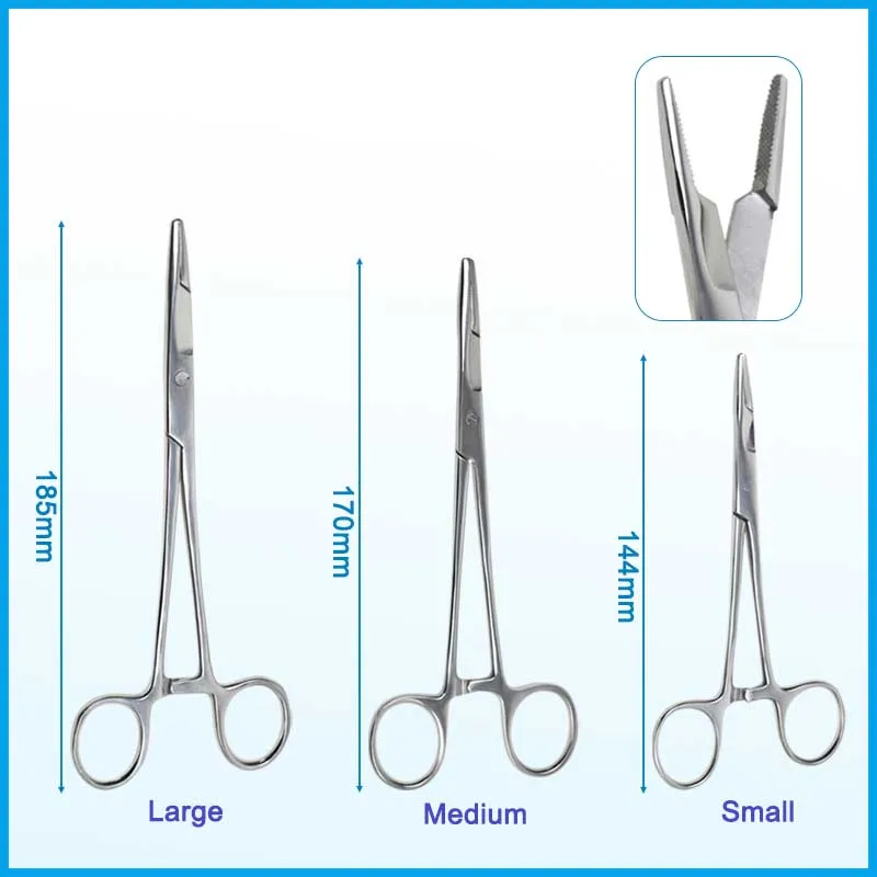 

Needle Holder with Scissors Multifunctional Needle Holder Insert with Scissors 14.4/17/18.5cm Long Pet Orthopedic Instrument