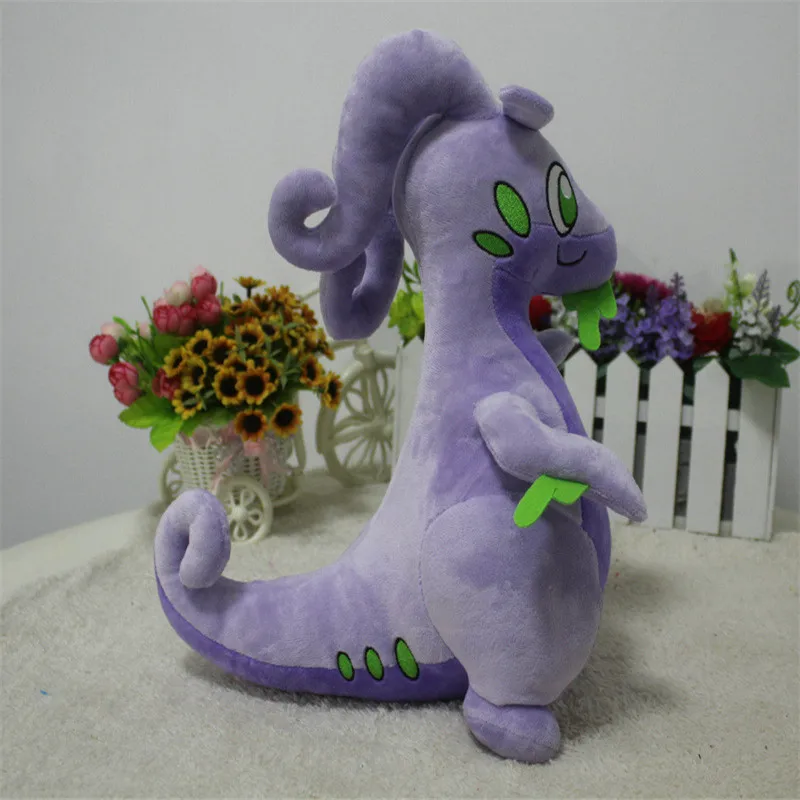 38cm Pokemon Goodra pluszowe zabawki zwierzęta lalka Anime film animowany Kawaii miękkie poduszki lalki wypchane zabawki na prezenty Chlidren