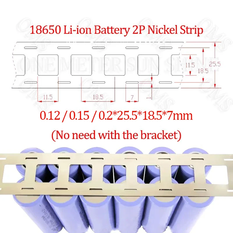 Bande de dégraden acier nickelé pour batterie au lithium 0.15, soudage par points, bande de nickelage, 0.2x27mm, 1m, 2m, 18650x27mm