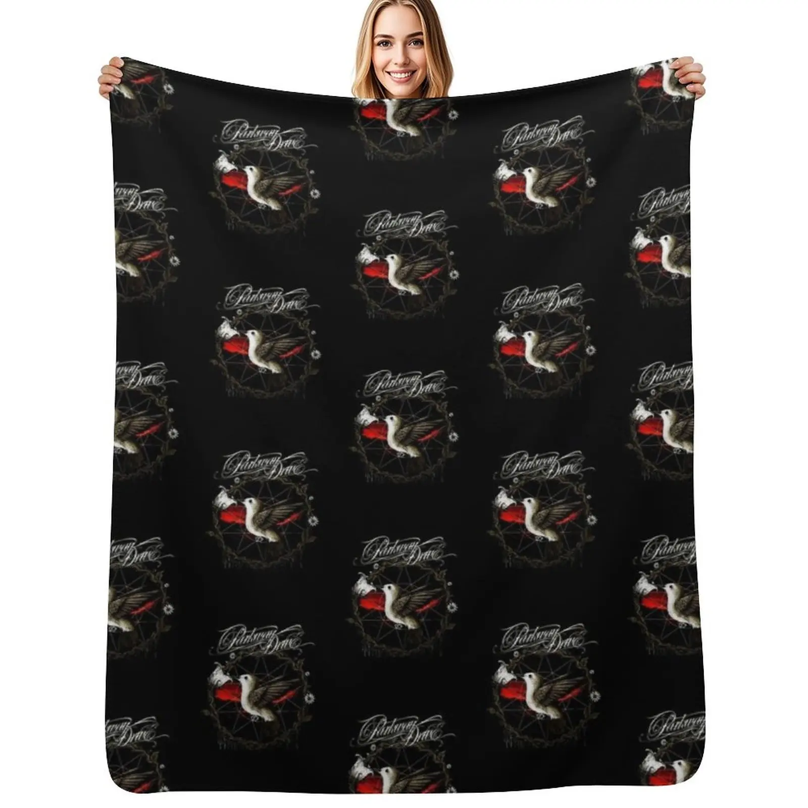 

parkway drive Graphic Throw Blanket Summer anime Softest Soft Plush Plaid Blankets