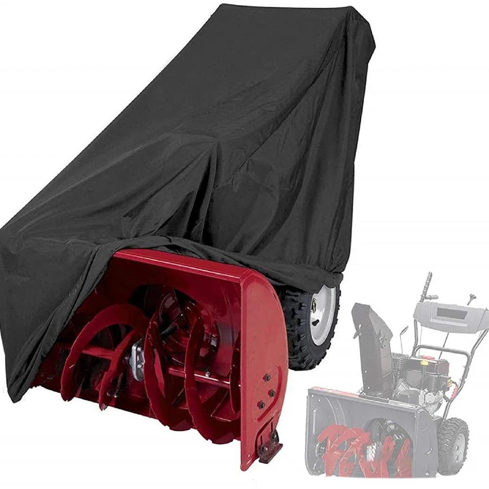 1pc Snow Blower Cover 210D Oxford Cloth Snowblower Covers Waterproof Heavy Duty For Comprehensive Snow Blower Protection