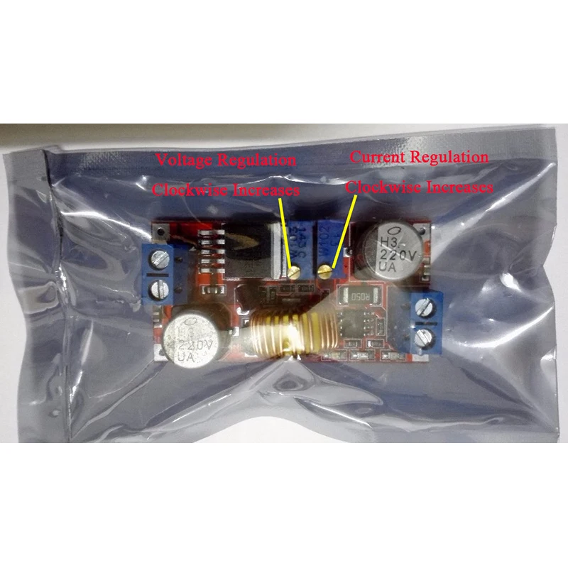 

Step Down Power Supply Module Constant Current Voltage Module for 5A Lithium Ion Battery Charging and LED Drive