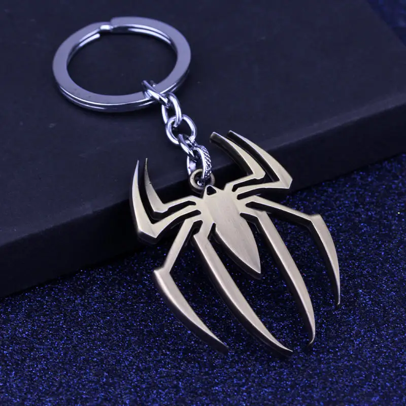 Cool Marvel Spiderman Anime Trinkets Keychain Backpack Accessories Keychain Y2k Charm Key Ring