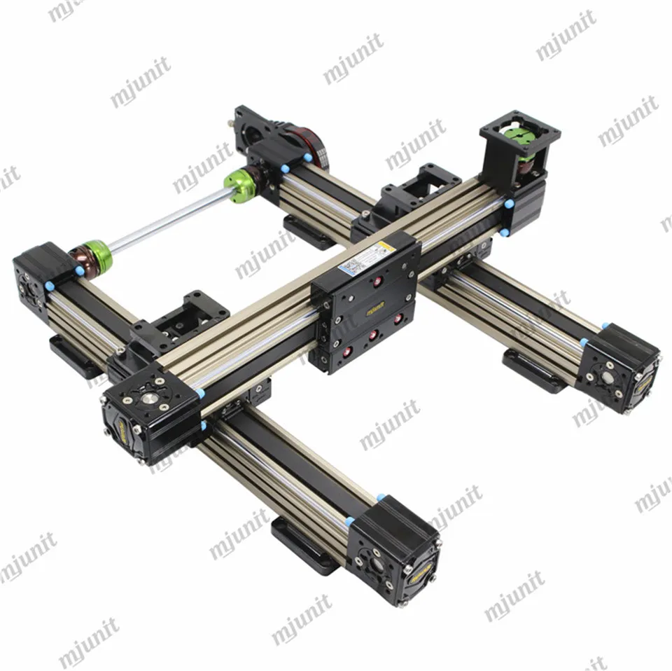 

mjunit linear guide 3d printer with high-speed synchronous belt slide module precision step motor drive xy axis gantry linear