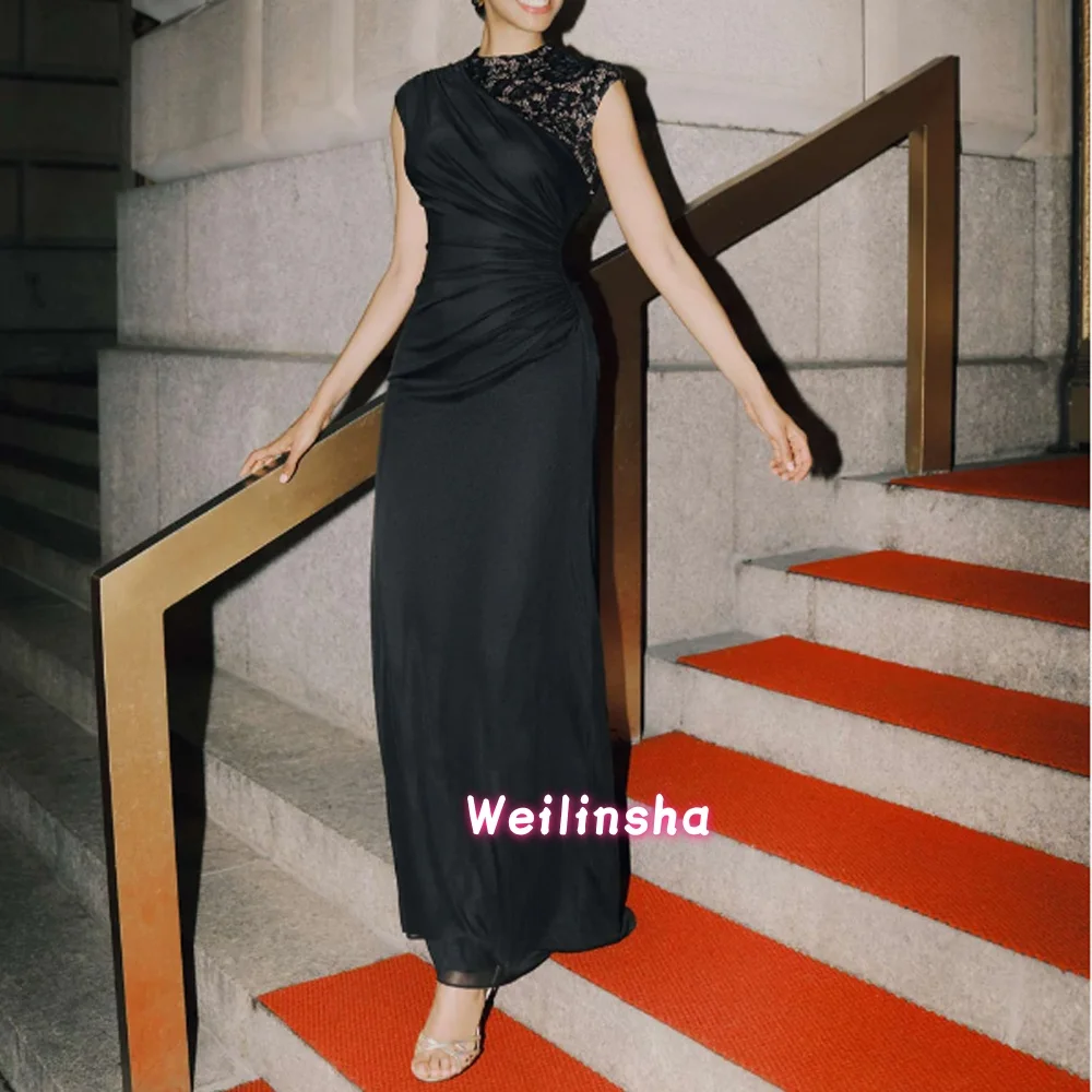 Mother of The Bride Dress Women Lace Mother Dresses Mermaid Sleeveless  Bridal Guest Dress Wedding Party Gowns Customized
