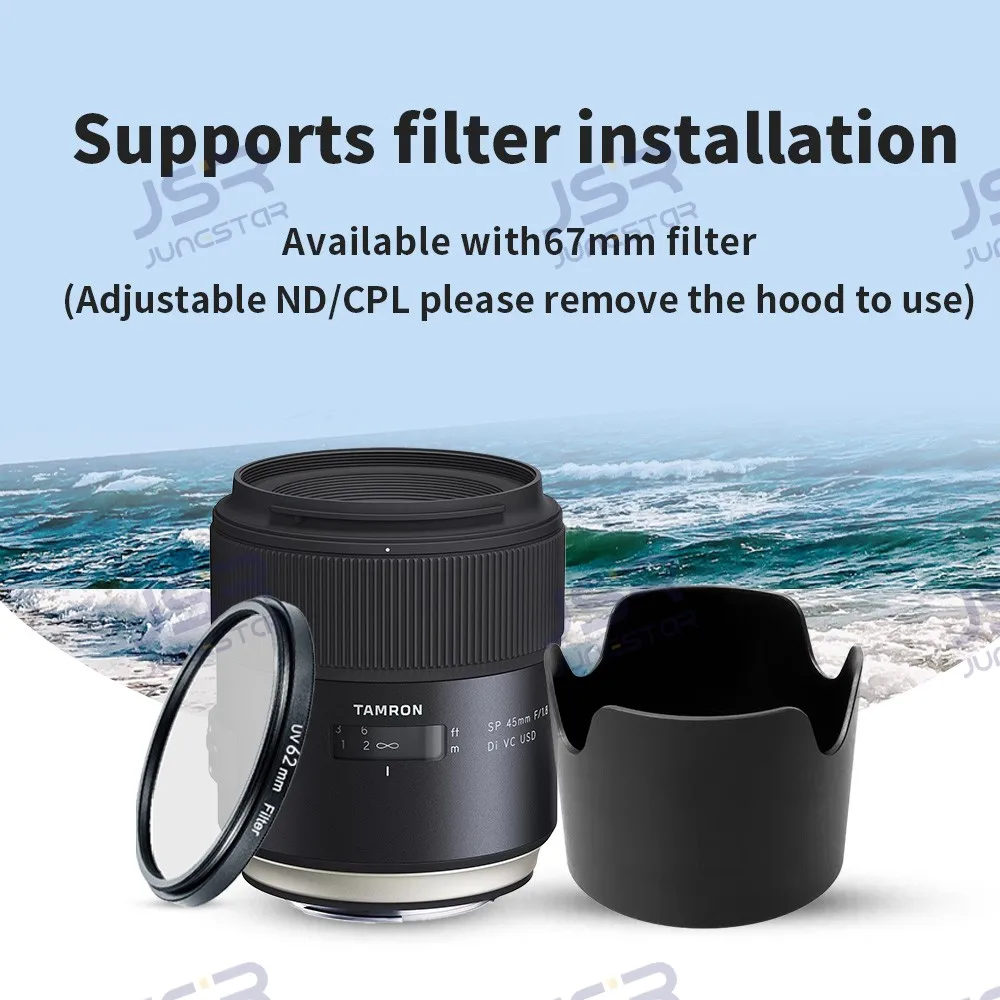 Tenglong 45 mm f1.8 lichtscherm 2 geschikt voor Tenglong DSLR-lens 45 mm F/1.8 USD lensaccessoires