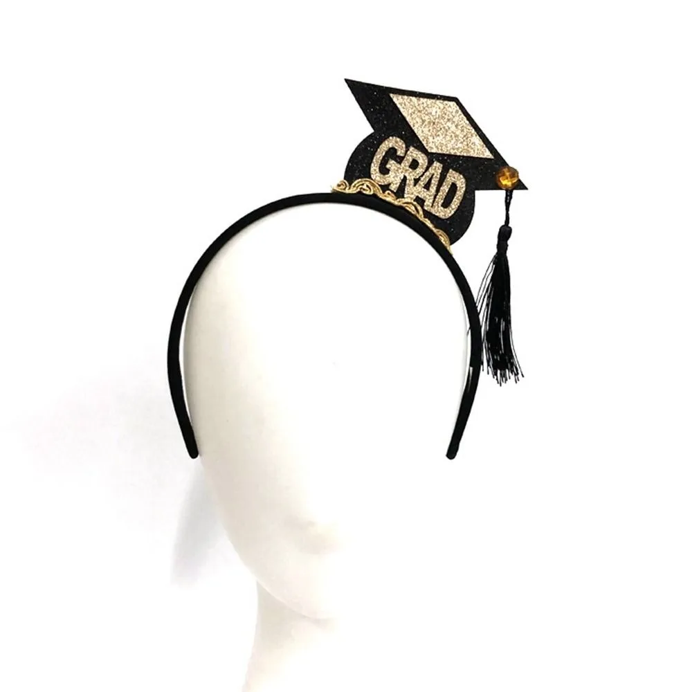 

Decoration Graduate Graduation Hair Ornaments Tassel Hat Bachelor Hat Graduation Headband Graduation Headwear Mini Doctor Hat