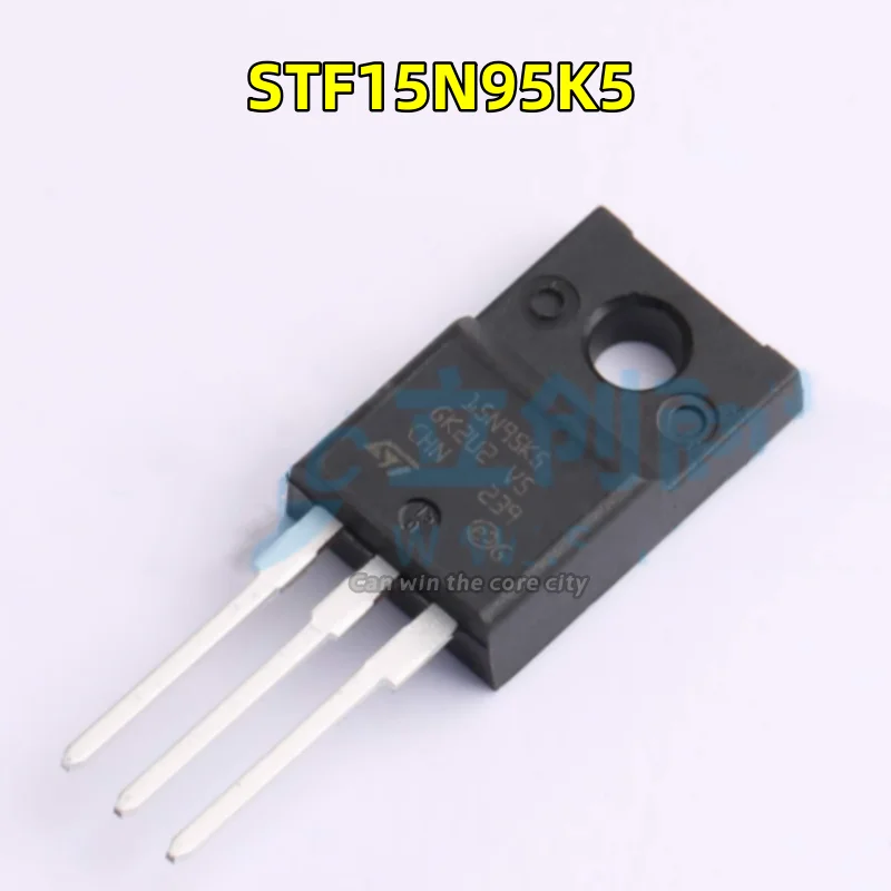 1-100 PCS/LOT New and original STF15N95K5 15N95K5 12A/950V TO220F MOS field effect tube