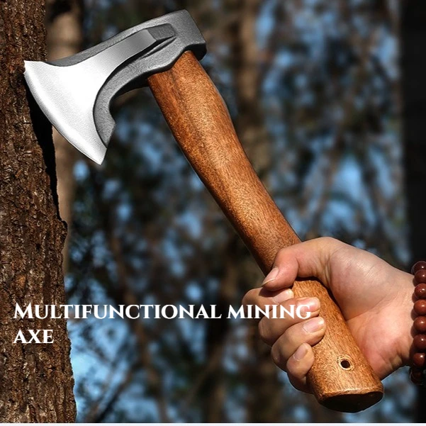 

Outdoor Camping Mountain Chopping Axe Sharp Lightweight Forged Hand Axe Multi-functional Household Firewood Chopping Tool