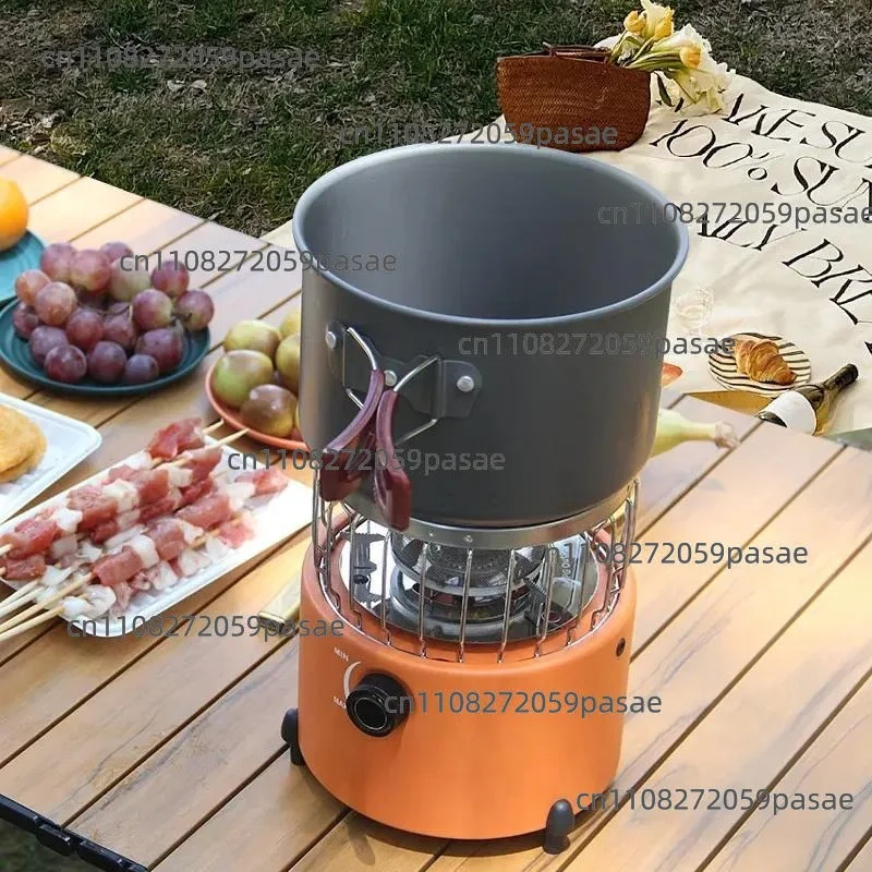 Portable Outdoor Heating Stove Multifunctional Camping Stove for Boiling Water Making Tea Outdoor Cooking