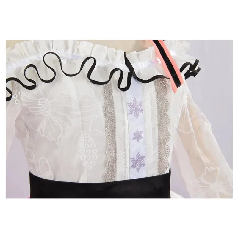 Juego Infinity Nikkii disfraces Cosplay Nikki vestido rosa de Lolita accesorios de ropa conjunto Anime trajes de fiesta de Carnaval trajes de niña x;