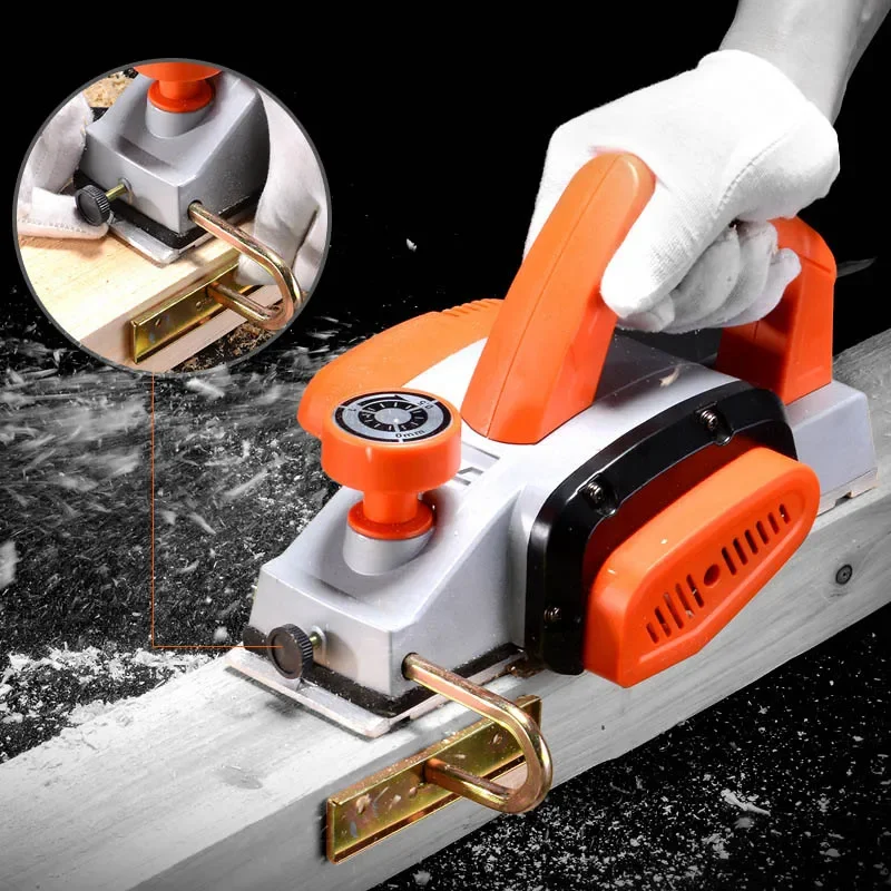 Portable Electric Planer Woodworking Planer Household Multifunctional Electric Planer  Woodworking Tools Power Tools