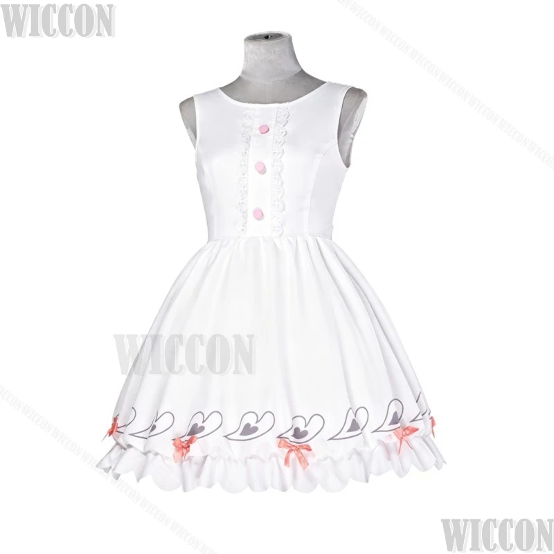 Otori Emu Game Project Sekai: Colorful Stage! Cosplay Pink White Lolita Sweet Dress Pink Wig Woman Halloween Navidad Carnaval view 3