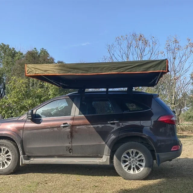 Heavy-duty  4x4 4wd Offroad Easy Setup Auto Retractable Vehicle Car Side Awning for Camping