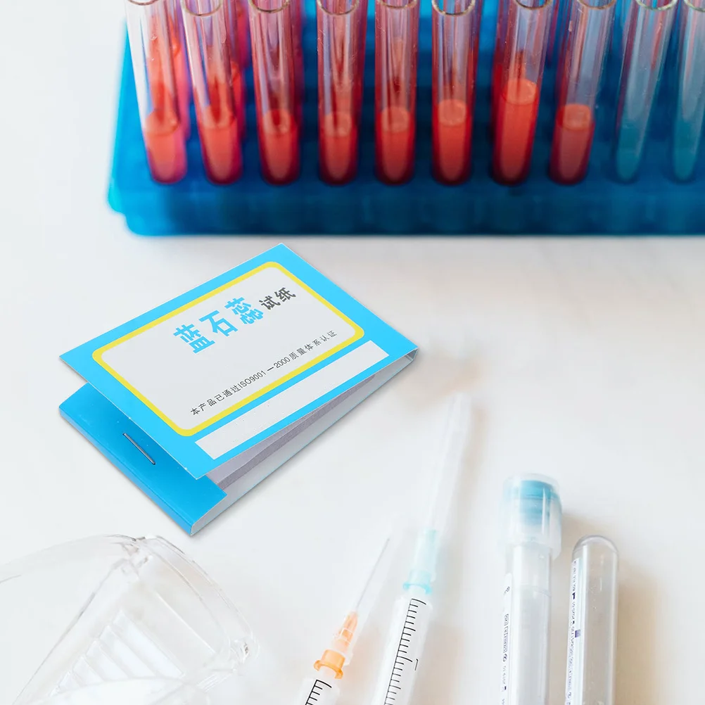 

6Packs Blue Litmus Paper Acid Test Strip Chemistry Experiment Supplies 480 Sheets PH Indicator Paper Acid Tester for Students