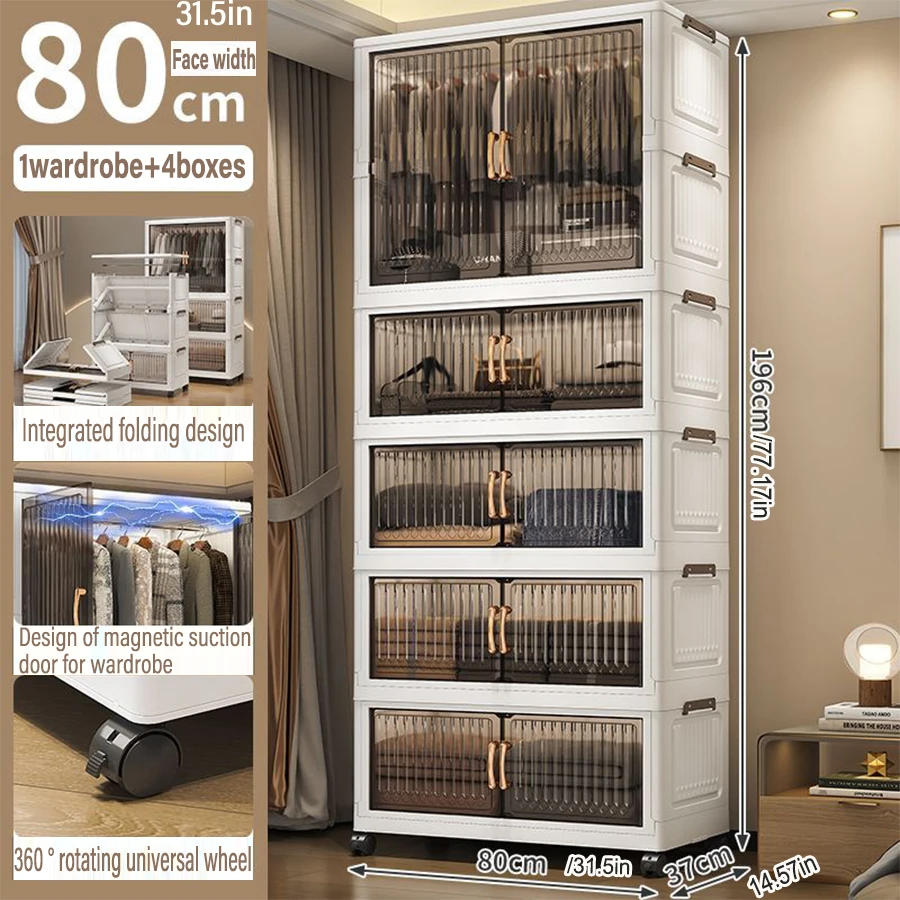 Opvouwbare opbergkast Wandmontage Opvouwbare organisator Kast Keuken Badkamer Slaapkamer Multifunctionele ruimtebesparing