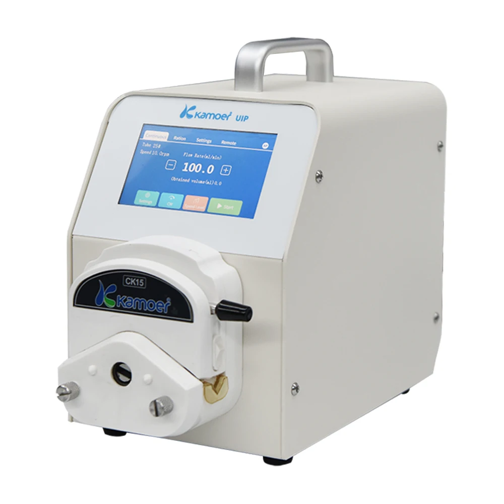 

Kamoer UIP digital display 1 L min liquid filling dosing dispensing ce medgrade peristaltic pump