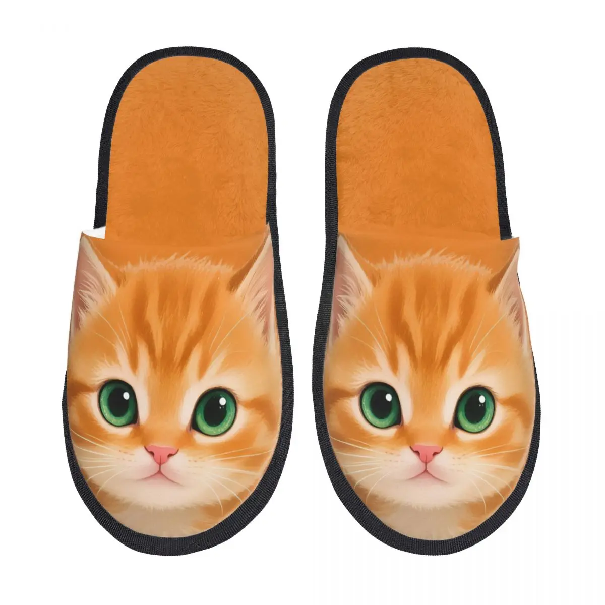 Custom Cute Cat Guest Slippers for Hotel Women House Slipper