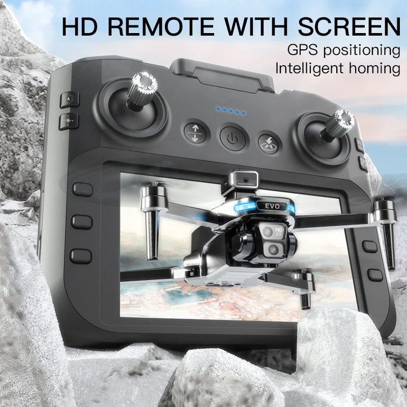 SG901MAX GPS Drone 8K Cámara dual profesional HD 5G WIFI con pantalla 360 ° Drone cuadricóptero plegable sin escobillas para evitar obstáculos
