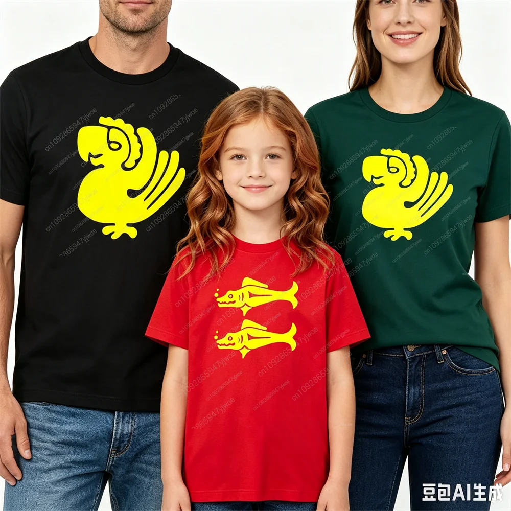 Hidden Temple Team T-Shirt Group Men Women Kid Family Cosplay Shirts Casual Party Tee High Quality Top Parent Child Clothing