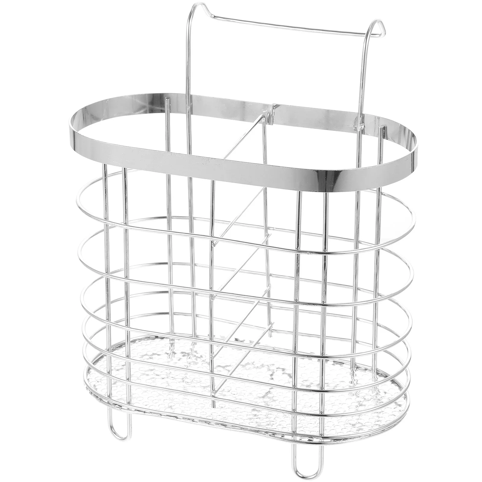 

Utensil Drying Rack Hanging Design with Premium Build Silverware Holder for Easy Drainage and Neat Kitchen Storage Chopstick