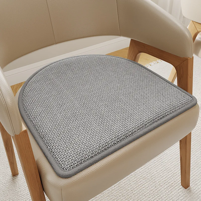 Memory Foam Horseshoe Seat Cushion Thickened Non-Slip Chair Pad for Dining Stools Anti-Soreness for Office & Home