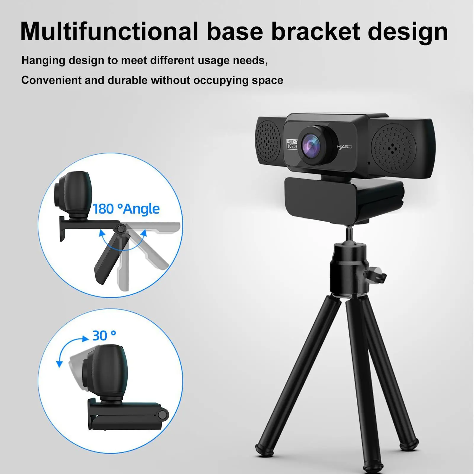 1080P Web Camera Full HD for Laptop Streaming Computer Conferencing Teaching