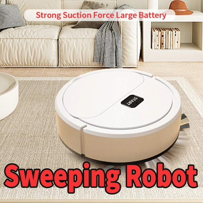 Model Sweeping Robot Automatic Home Mini Cleaning Machine USB Charging Smart Sweep Mop 2-In-1 Vacuum Cleane Hair Stubborn Dirt