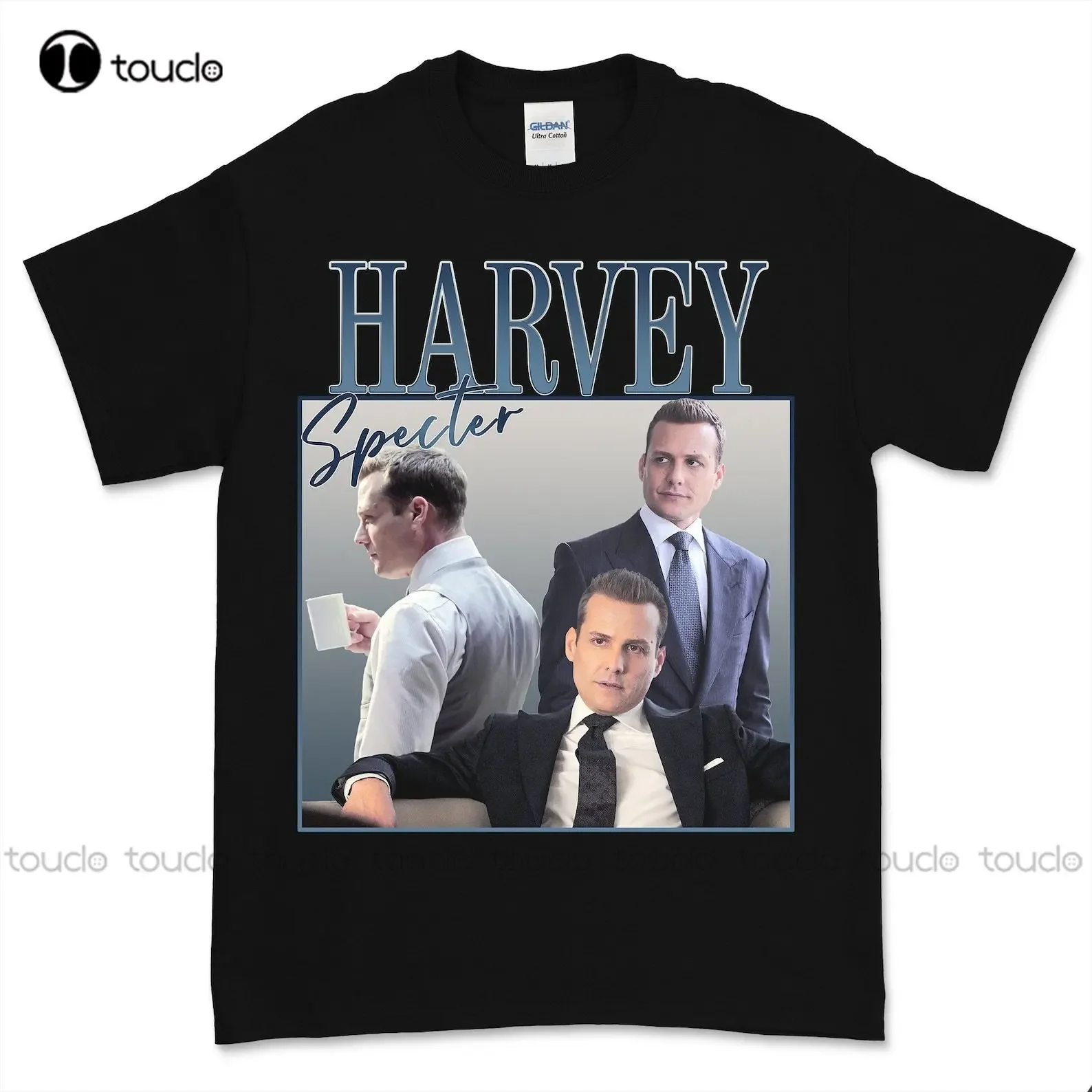 Harvey Specter Vintage T Shirt Unisex Suits T-Shirt Tv Pop Culture Basketball Shirts Digital Printing Tee Shirts Custom Gift New