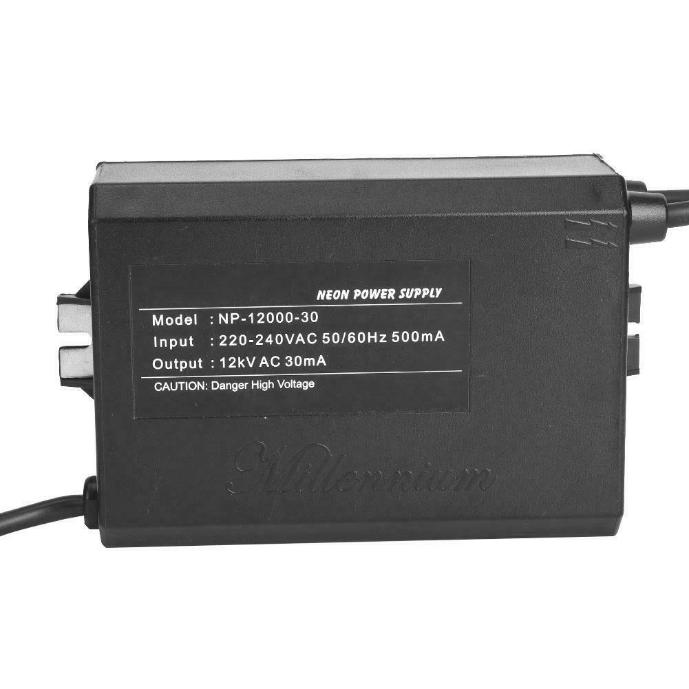 1 قطعة ضوء النيون تسجيل محول إلكتروني التيار الكهربائي P-12000-30 12KV 30MA