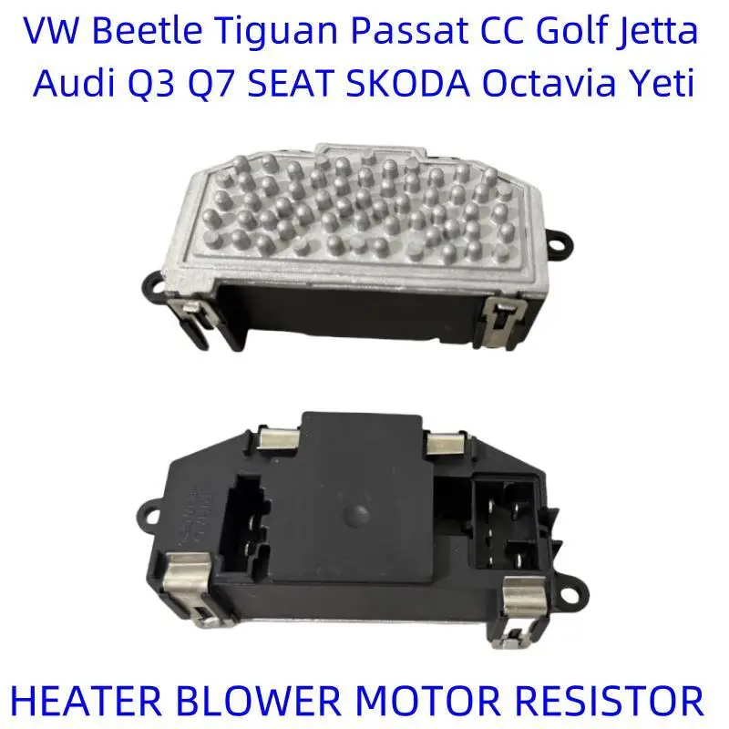 

NEW AC HEATER BLOWER MOTOR RESISTOR For VW Beetle Tiguan Passat CC Golf Jetta Audi SEAT SKODA 3C0907521F 3C0907521B 3C0907521G