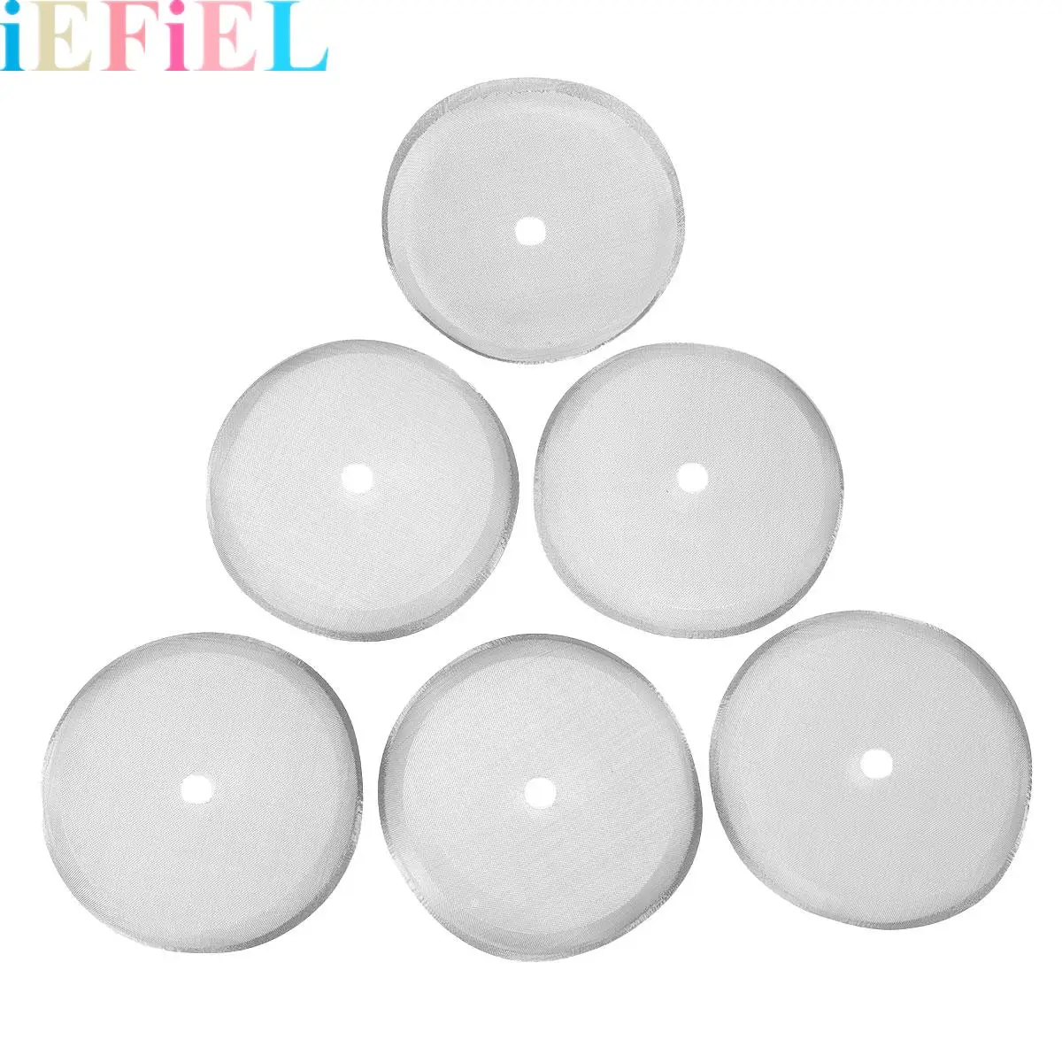 

6 Pcs Reusable Stainless Steel Mesh Replacements French Coffee Press Filter Screen for 350/800/1000ml French Press Coffee Makers