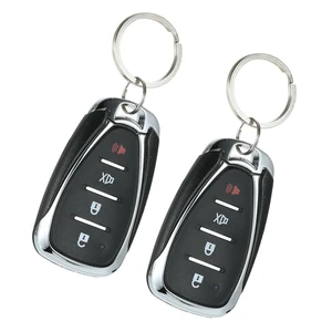 Universal Car Vehicle Security System, alarm protection against theft, anti-theine system, 2 remote control with siren wiring, programmable 12 Main Sales Control Volvo Alarm - №12