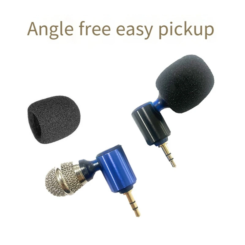 A99E-Mikrofon Perekam Video Mikrofon Vlog Wawancara Rekaman Kondensor Mini untuk Kamera SLR