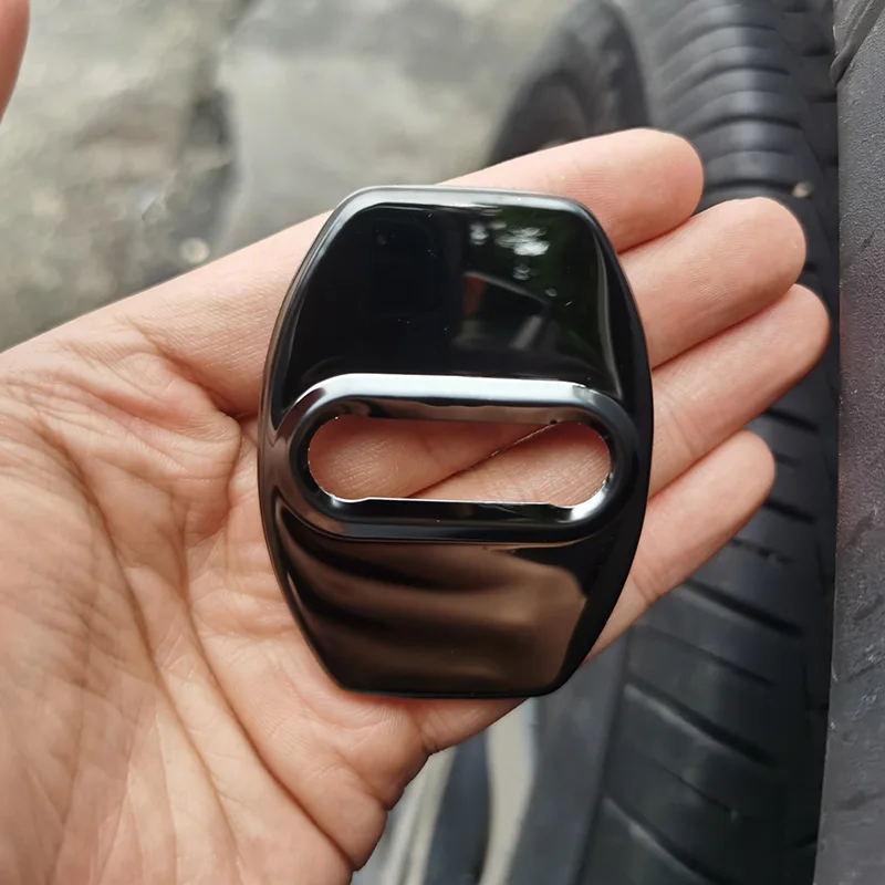 لسيارات BAIC BJ30 ، غطاء إبزيم لقفل باب السيارة التلقائي مزلاج مضاد للصدأ حماية إكسسوارات من الفولاذ المقاوم للصدأ