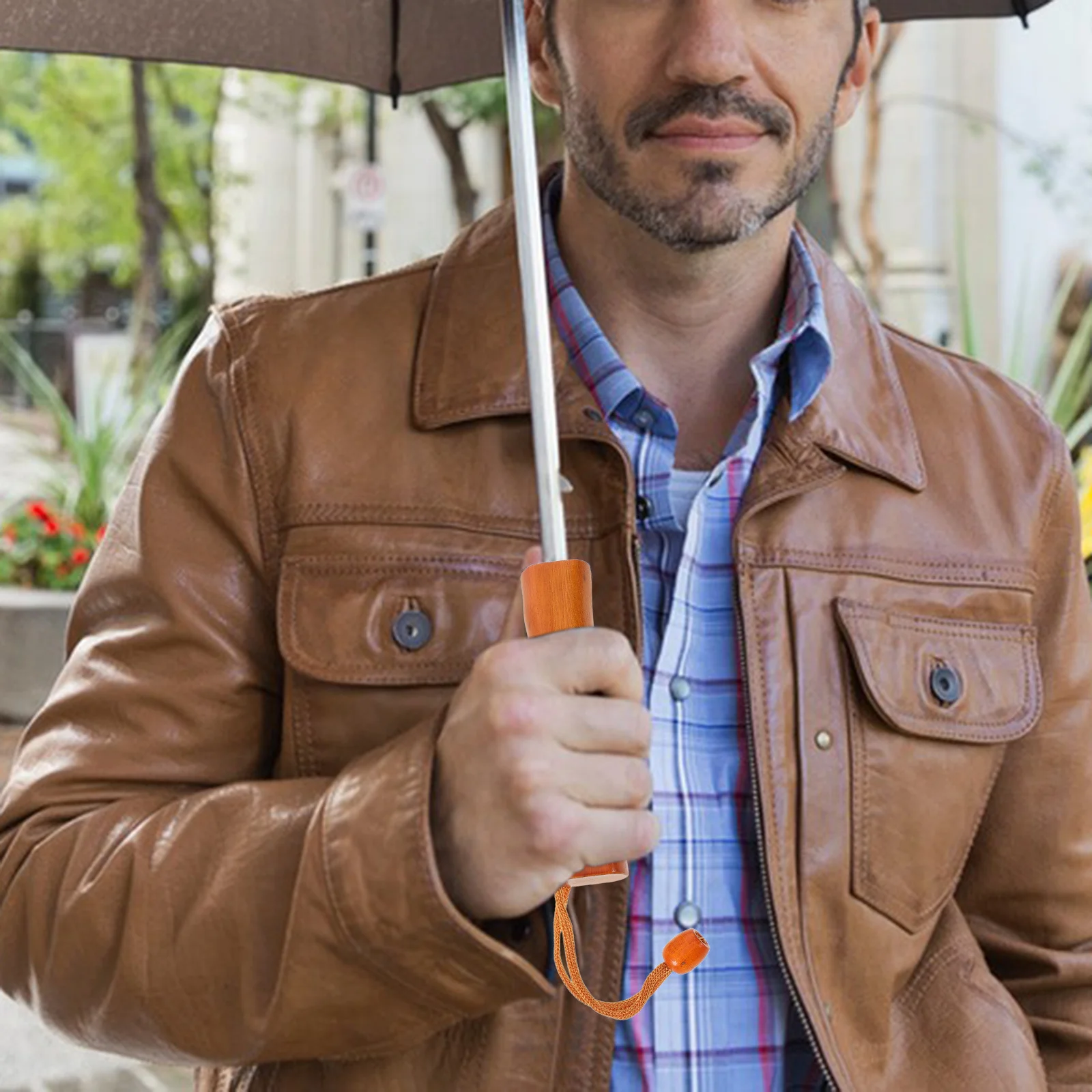 

Umbrella Handle Replacement Lightweight Wear Resistant Anti Slip Rain Umbrella Grip Comfortable Daily Use Handles